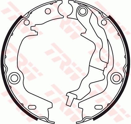 TRW GS8781 Set saboti frana, frana de mana