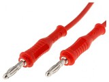Cablu de măsurare 70VDC 33VAC 20A 1m roşu