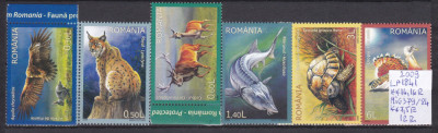 2009 Fauna protejata din Romania, LP1841, MNH foto