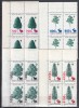 ROMANIA 1998 LP 1456 SPECII FORESTIERE SUPRATIPAR BLOCURI DE 4 TIMBRE MNH, Nestampilat