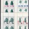 ROMANIA 1998 LP 1456 SPECII FORESTIERE SUPRATIPAR BLOCURI DE 4 TIMBRE MNH