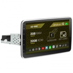 Navigatie Universala 1DIN ecran adjustabil, Android 12, Octacore 2GB RAM + 32GB ROM, 10.1 Inch - AD-BGE1001DIN