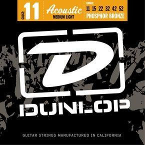 Corzi chitara acustica Dunlop Phosphor Bronze Medium Light 11-52 foto