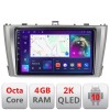 Navigatie Toyota Avensis 2009-2015 C-TY12 Android Octa Core Ecran 2K QLED GPS 4G 4+32GB 360 KIT-TY12+EDT-E409-2K CarStore Technology