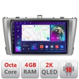 Navigatie Toyota Avensis 2009-2015 C-TY12 Android Octa Core Ecran 2K QLED GPS 4G 4+32GB 360 KIT-TY12+EDT-E409-2K CarStore Technology