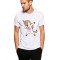 Tricou barbati alb - Cool Unicorn - XL