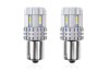 Bec pozitie ciresa auto tip LED UltraBright Canbus R5W, 12V-24V; BA15s, 12 LED SMD 3020, 2 buc. AutoDrive ProParts, Amio