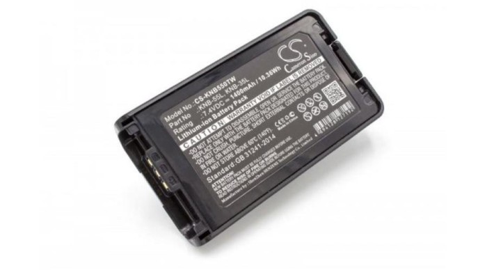 Baterie radio VHBW de &icirc;nlocuire pentru Kenwood KNB-24LX, KNB-24, KNB-24Li, KNB-25, KNB-24L - 1400 mAh 7,4 V Li-Ion