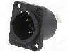 Conector, Neutrik, NAC3MPX-WOT-TOP