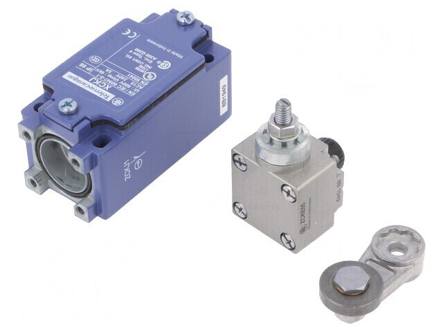 Limitator cursă manetă cu rolă metalică 41mm 22mm NO NC