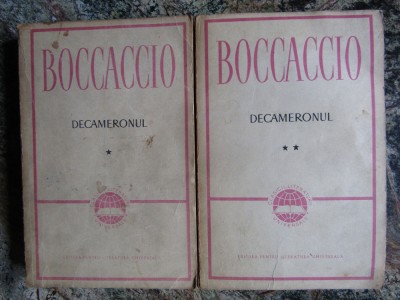 Boccaccio - Decameronul ( 2 vol. ) foto