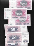 Bosnia si Herzegovina Bosna Hercegovina 50 dinara dinari 1992 unc pret pe bucata