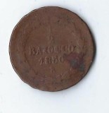 Moneda 1/2 baiocco 1850 - Vatican