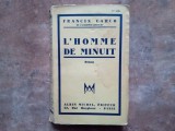 L'Homme de Minuit Francis Carco , 1938