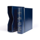 Album NUMIS clasic in cutie de protectie, albastru, fara folii