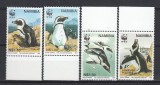 Namibia 1997 - Fauna WWF - PINGUINI - MNH, Nestampilat