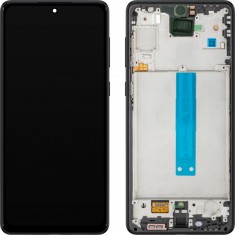Display cu Touchscreen MP compatibil cu Samsung Galaxy A73 5G A736, cu Rama, Negru foto