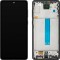 Display cu Touchscreen MP compatibil cu Samsung Galaxy A73 5G A736, cu Rama, Negru