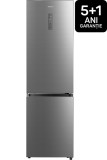 Combina frigorifica Tesla RC3800FMX, Clasa E, 378 L, Total No Frost, Display LED, H 201 cm (Inox)