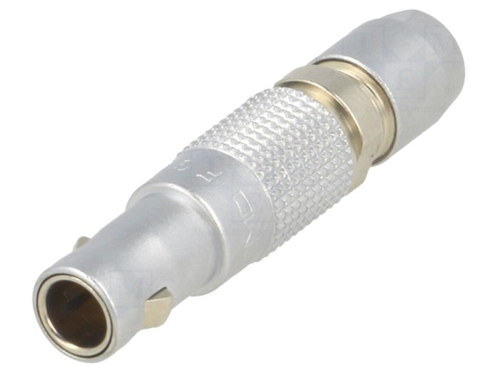 Conector circular 4 pini, lipire pe cablu