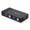 UGREEN 30357 KVM Switch Box 2 porturi VGA adaptor video 2 &icirc;n 1 (negru)