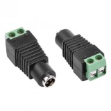 Conector DC 5.5 x 2.1mm mama la bloc terminal, GNI0510S, Oem