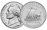 USA 5 cent 2004 UNC Lewis &amp; Clark