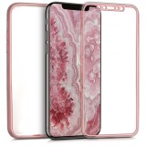 Husa pentru Apple iPhone X / iPhone XS, Silicon, Roz, 42999.31, Carcasa, Kwmobile