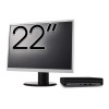 Pachet Calculator Second Hand HP ProDesk 400 G6 Mini, Intel Core i5-10500T 2.30 - 3.80GHz, 8GB DDR4, 256GB SSD + Monitor 22 Inch NewTechnology Media