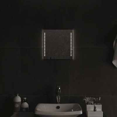 vidaXL Oglindă cu LED de baie, 30x30 cm 151718 foto