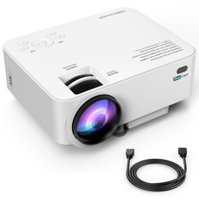 Video proiector LED Full HD, 2200 lm, USB HDMI slot SD, telecomanda, ProCart foto