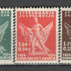 Iugoslavia.1934 60 ani Asociatia sportiva Sokol Zagreb SI.113