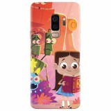 Husa silicon pentru Samsung S9 Plus, Children Kids Robots Illustration Colorful K