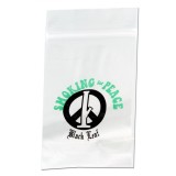 Punga Resigilabila Black Leaf Peace, 40x60mm, 100buc