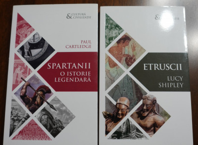 Lot 3 volume: Spartanii + Etruscii + Astrologie si religie la greci si romani foto
