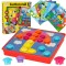 Puzzel Educativ Mozaic cu Butoane, 57 elemente