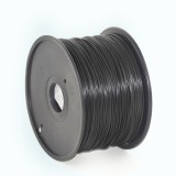 FILAMENT GEMBIRD pt. imprimanta 3d PLA 1.75mm diamentru 1Kg / bobina aprox. 330m topire 190-220 grC black "3DP-PLA1.75-01-BK"