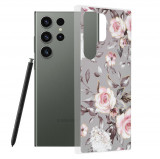Cumpara ieftin Husa pentru Samsung Galaxy S23 Ultra, Techsuit Marble Series, Bloom of Ruth Gray