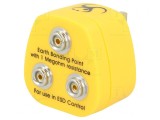 Fişă de &icirc;mpăm&acirc;ntare ESD 1M&Omega; cu Ştecher UK 10mm