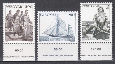Feroe 1984 - Pescuit local, MNH foto