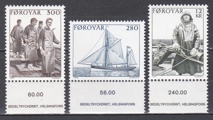 Feroe 1984 - Pescuit local, MNH