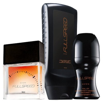 Set Full Speed, Avon, Apa de toaleta/Deodorant/Del de dus, 30 ml foto