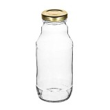 Sticla 330 ml cu capac, pentru suc/ bulion