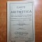 manual de aritmetica - pentru clasa a 3-a secundara - din anul 1929-1930