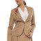 P697 Sacou elegant cu floare brodata pe rever