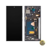 Display cu Touchscreen MP compatibil cu Samsung Galaxy Note 20 Ultra N985 cu Rama Versiune OLED Negru