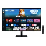Monitor SMART SAMSUNG, TV Experience, LS27DM500EUXDU, 27, 4ms, Full HD, Alb, HDR10, HDMI