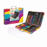 HAPPI HOBBI ART CASE SET DE DESEN DELUXE CU 100 DE ACCESORII CURCUBEU