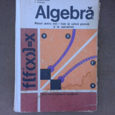 Algebra, manual pentru anul I licee de cultura generala si de specialitate - Z. Bogdanof