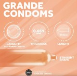 Set 12 Prezervative Grande Extra Large, Latex